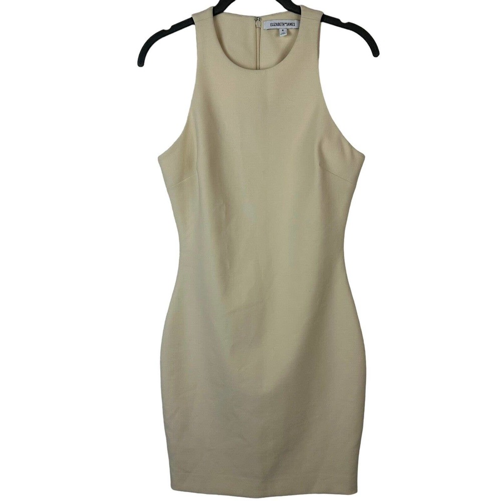 Elizabeth and James Cream Mini Dress